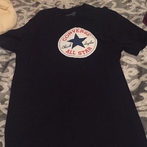 black converse t shirt